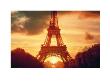 Eiffel Tower At Sunset, Paris by Jeff Hunter Limited Edition Pricing Art Print