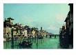 View Of The Arno River With The Bridge Of Santa Trinita by Demetrio Cosola Limited Edition Print