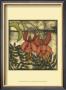 Mini Fuchsia And Silhouette Ii by Jennifer Goldberger Limited Edition Print