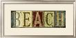 Weathered Beach Sign by Marilu Windvand Limited Edition Print