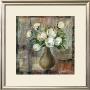 Peonies On White Background by Silvia Vassileva Limited Edition Print