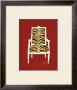 Tiger Chair On Red by Chariklia Zarris Limited Edition Print