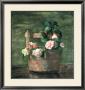 Camellias And Roses In Japanese Vase by John Lafarge Limited Edition Print