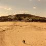 Two Small People On A Large, Deserted Beach by Vanessa Wagstaff Limited Edition Print