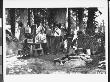 Man Shaving Outdoors At Their Camp On A Sunday Morning Outing In Cleveland National Forest by Paul J. Fair Limited Edition Pricing Art Print