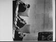Judges Sitting At The Bench In Courtroom During Trial Of Nazi War Criminal Adolf Eichmann by Gjon Mili Limited Edition Print