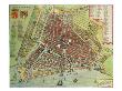 Map Of Rotterdam, 1649 by Joan Blaeu Limited Edition Print