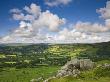 Rolling Countryside Around Widecombe-In-The-Moor, Dartmoor National Park, Devon, England, Uk by Adam Burton Limited Edition Print