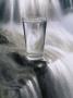 A Glass Of Water By A Waterfall by Anders Ekholm Limited Edition Pricing Art Print