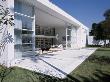 The Big White House, Sao Paulo, Patio / Sundeck Outside Main Living Room, Architect: Marcio Kogan by Alan Weintraub Limited Edition Print