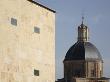 Palacio De Congresos Y Exposiciones With Dome Of Church - Iglesia De La Purisima, Salamanca, Spain by David Borland Limited Edition Print