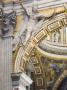 Column Detail With Statue At St Peter's Basilica, Vatican City, Rome, Italy by David Clapp Limited Edition Print
