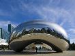 Cloud Gate In The At&T Plaza, Millennium Park, Chicago, Architect: Anish Kapoor by Emily Hagopian Limited Edition Print