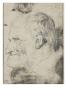 Tete D'homme De Profil, Levant Les Yeux Au Ciel by Leonard De Vinci Limited Edition Print