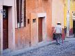 Man Walking Down Street, San Miguel De Allende, Mexico by Julie Eggers Limited Edition Print