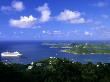 Cruise Ship, St. Thomas, Us Virgin Islands by Michael Defreitas Limited Edition Print