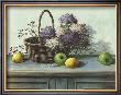 Basket Of Purple Flowers by T. C. Chiu Limited Edition Pricing Art Print