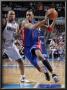 Detroit Pistons V Dallas Mavericks: Tracy Mcgrady And Shawn Marion by Glenn James Limited Edition Print