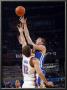 Golden State Warriors V Oklahoma City Thunder: David Lee And Nenad Krstic by Layne Murdoch Limited Edition Print