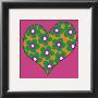 Green Flowered Heart by Miriam Bedia Limited Edition Pricing Art Print