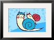 Snail Family by Minoji Limited Edition Pricing Art Print