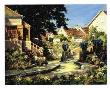 Sunlit Garden by P. Delacroix Limited Edition Pricing Art Print