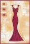 Red Evening Gown I by Lucy Barnard Limited Edition Print