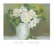 White Roses by Andrea Dern Limited Edition Pricing Art Print