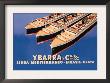 Ybarra And Company Mediterranean-Brazil-Plata Cruise Line by Flos Limited Edition Pricing Art Print