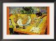 Still Life Drawing Board Pipe Onions And Sealing-Wax by Vincent Van Gogh Limited Edition Print