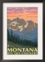 Montana - Big Sky Country - Spring Flowers, C.2008 by Lantern Press Limited Edition Print