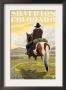 Silverton, Colorado - Cowboy, C.2009 by Lantern Press Limited Edition Print