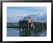 Red Fishing Wharf, Ca by Claire Rydell Limited Edition Print