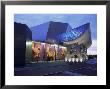 The Lowry Gallery At Dusk, Salford, Manchester, England, United Kingdom by Charles Bowman Limited Edition Pricing Art Print