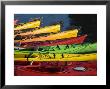 Ocean Kayaks, Rockport Harbour, Rockport, Cape Ann, Massachusetts, Usa by Walter Bibikow Limited Edition Print