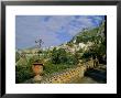 View Over City From The Public Gardens, Taormina, Sicily, Italy, Europe by Sheila Terry Limited Edition Print