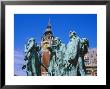 The Burghers Of Calais, Statue By Rodin, In Front Of The Town Hall, Picardie (Picardy), France by David Hughes Limited Edition Print