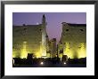 Luxor Temple With Obelisk And Entrance To Pylon At Luxor, Egypt by Richard Nowitz Limited Edition Print