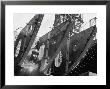 Welder Securing Steel Structure While Working On Hull Of A Ship, Bethlehem Shipbuilding Drydock by Margaret Bourke-White Limited Edition Print