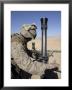 An 81Mm Mortarman Adjusts The Mortar Sights During A Fire Mission by Stocktrek Images Limited Edition Print