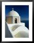 Domed Church And View Out To Sea, Fira, Santorini, Greece by Lee Frost Limited Edition Pricing Art Print