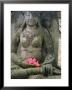 Statue With Flower Offering, Odalan, Ceremony, At Bataun Temple, Bali, Indonesia, Asia by Bruno Morandi Limited Edition Print