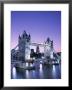Night View Of Tower Bridge And Thames River, London, England by Steve Vidler Limited Edition Pricing Art Print