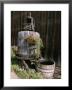Oak Barrel And Grape Press Fountain At Harmony Winery by Rich Reid Limited Edition Pricing Art Print