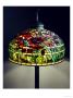 An Oriental Poppy Leaded Glass Floor Lamp by Tiffany Studios Limited Edition Print