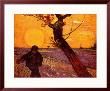 Farmer At Sunset by Vincent Van Gogh Limited Edition Print