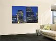 England, London, Docklands, Canary Wharf, Office Buildings At Night by Steve Vidler Limited Edition Print