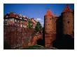 Brick Parapets And Walls Of Barbican, Medieval Fort, Warsaw, Poland by Craig Pershouse Limited Edition Print