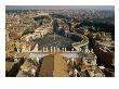 Aerial View Of Pizza San Pietro And City From Dome Of St. Peter's Basilica, Vatican City by Jon Davison Limited Edition Print