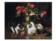 Playful Kittens by Leon Charles Huber Limited Edition Print